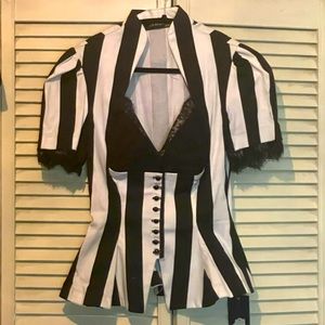 Mark Stripe Lilith top
